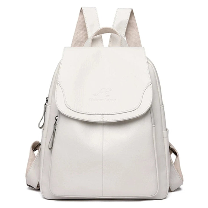 Womens Leather Backpack Theft-Resistant Stylish Design