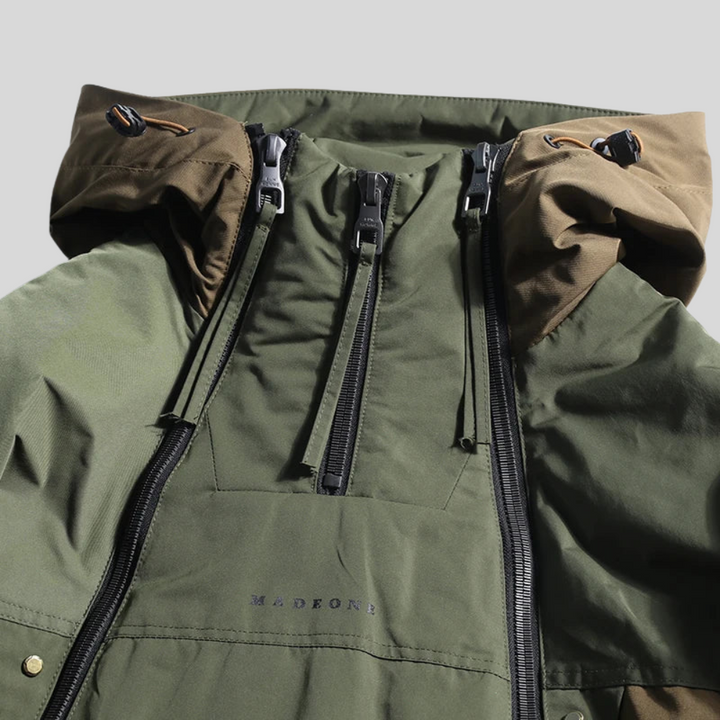 Mens Pullover Anorak Jacket Technical Lightweight