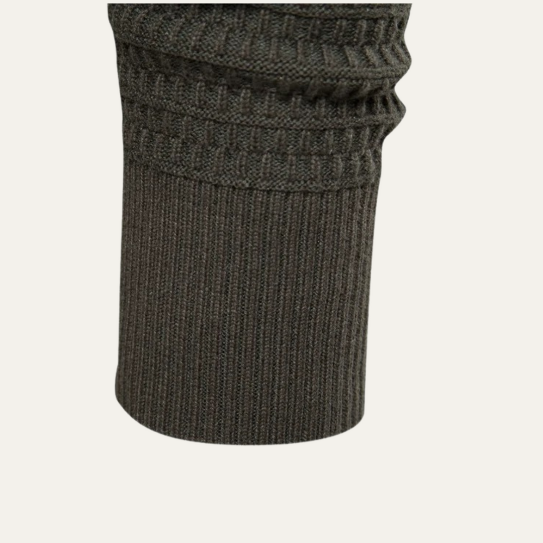 Mens Casual Knitted Cardigan Button-Up Style
