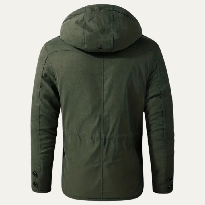 Mens Corduroy Utility Jacket Sherpa Collar