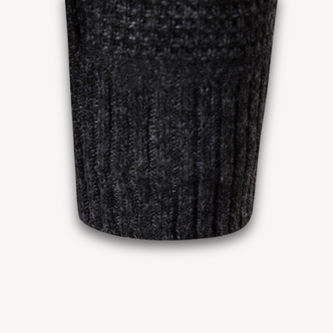 Mens Quilted Jacket Knitted Sleeves Casual Warm Fit