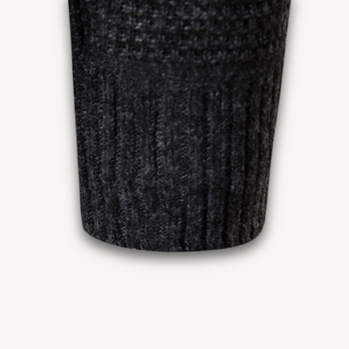 Mens Quilted Jacket Knitted Sleeves Casual Warm Fit
