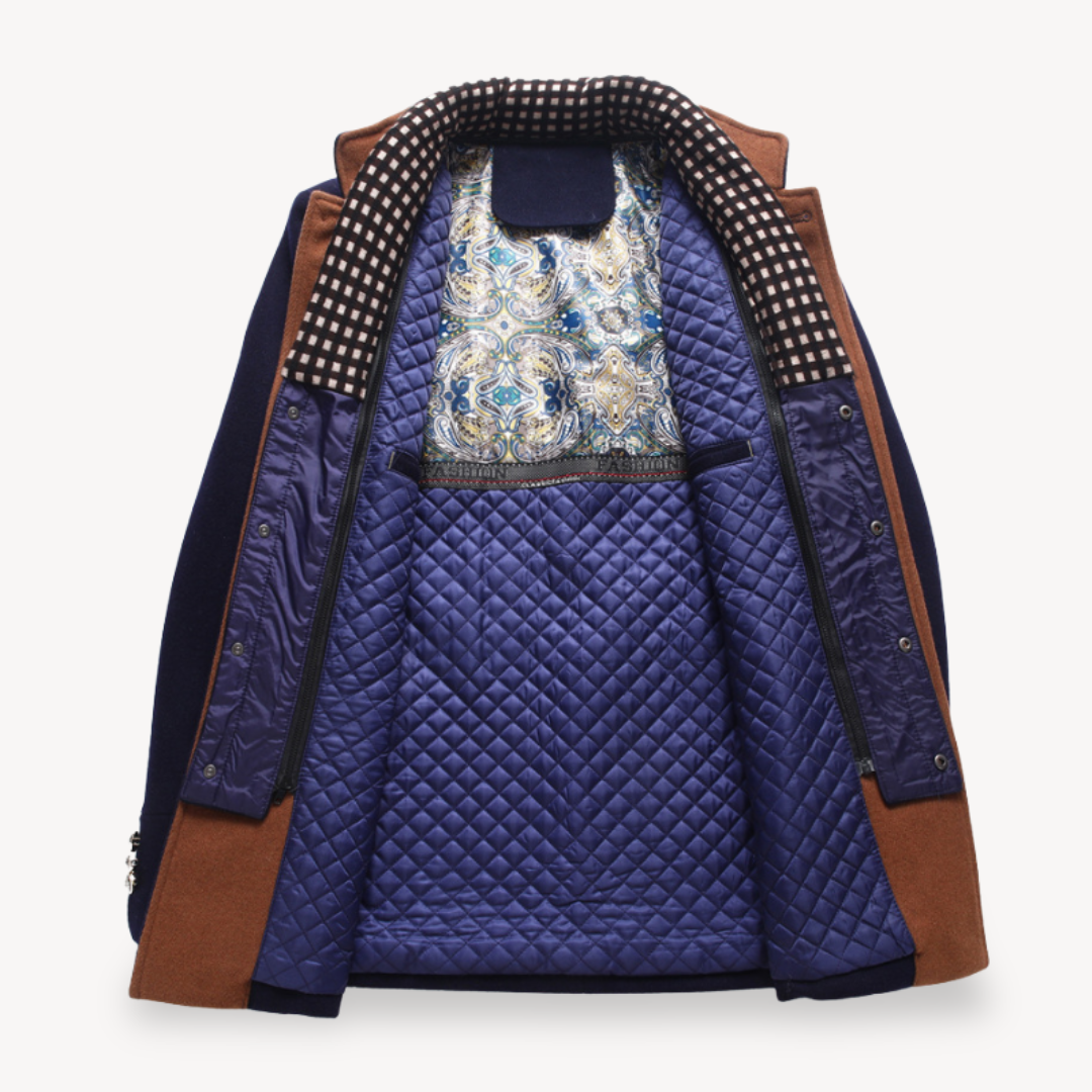 Mens Jacket Wool Cashmere Blend Regular Fit