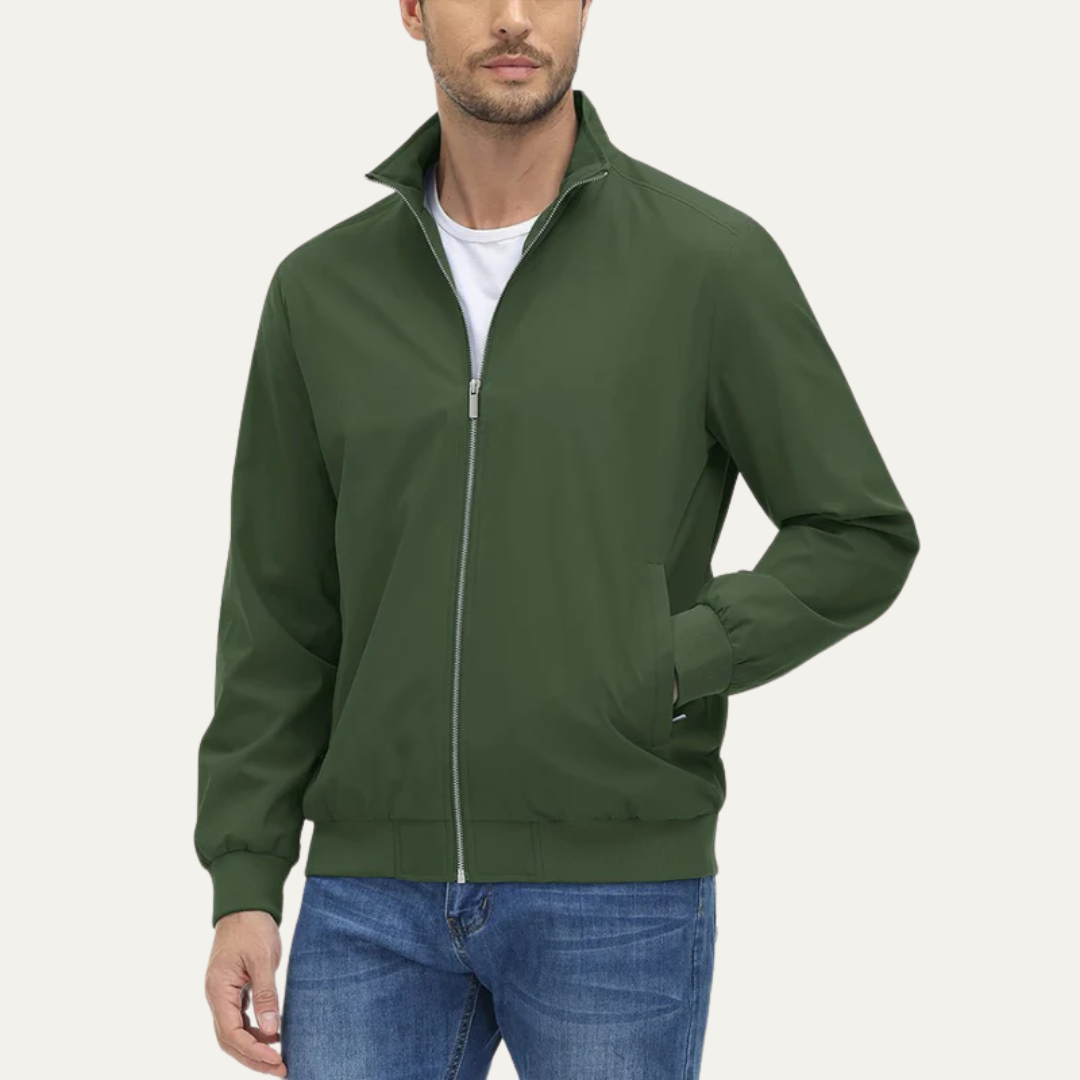 Mens Windbreaker Jacket Lightweight Full Zip