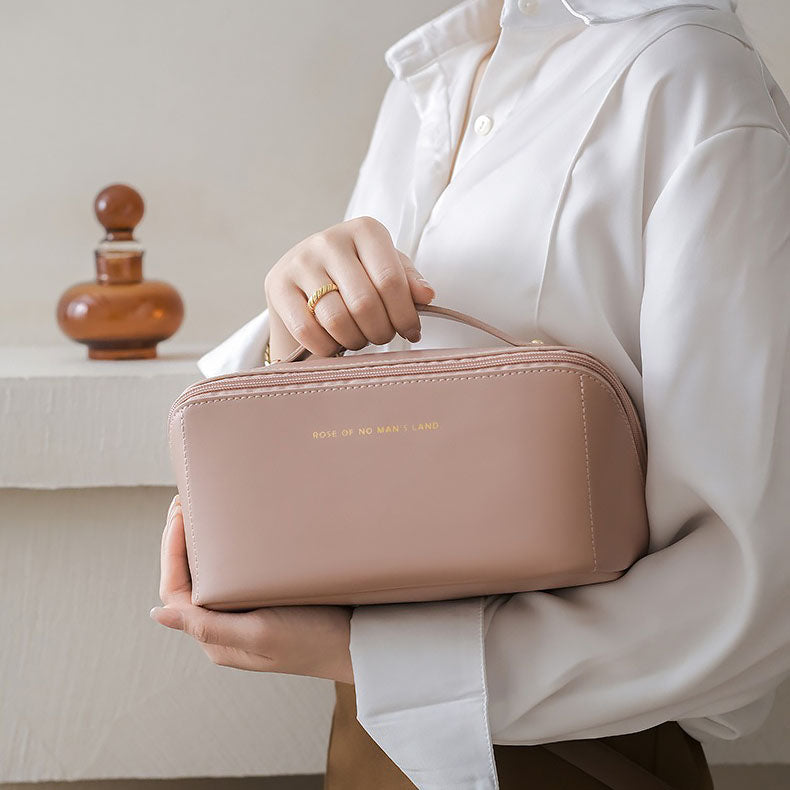 Womens Makeup Travel Bag Toiletry Organizer Compact