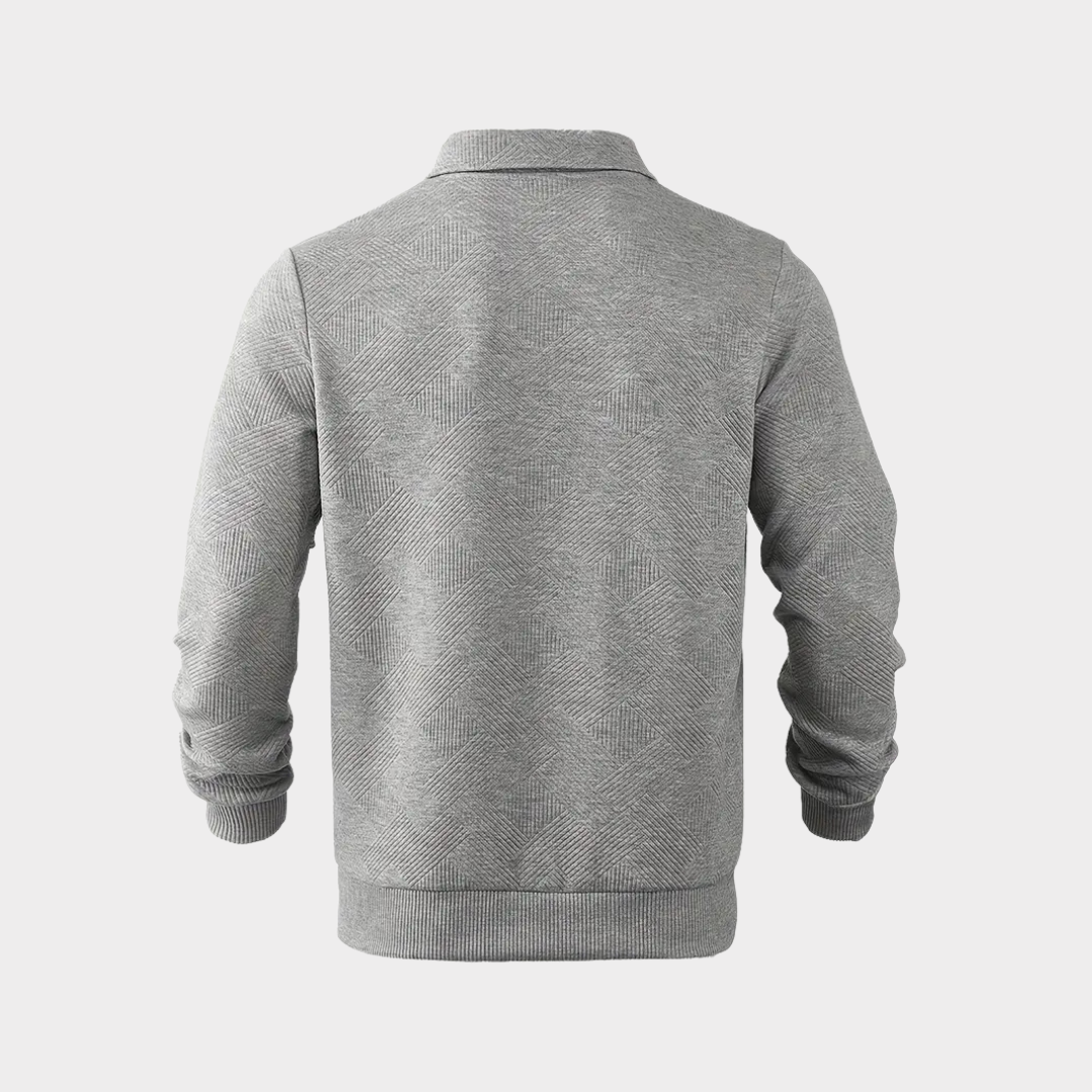 Mens Quarter Zip Sweater Stylish Fit