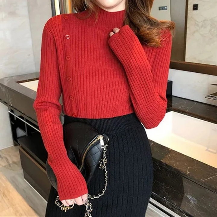 Unisex Wool Sweater Warm Crew Neck