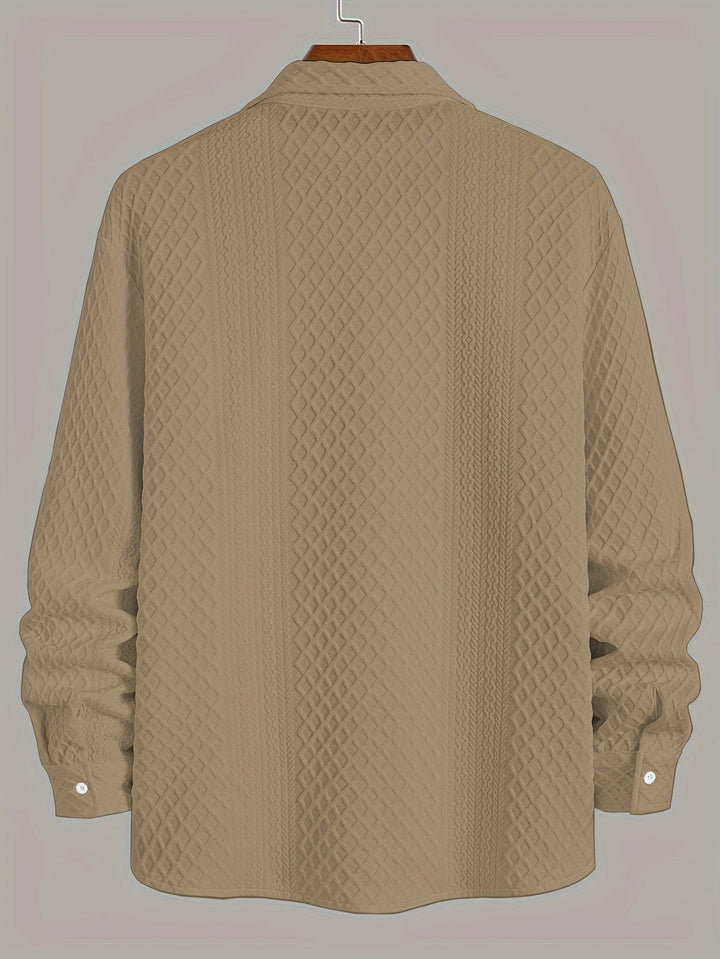 Mens Shirt Stretch Jersey Modern Comfort Classic Fit