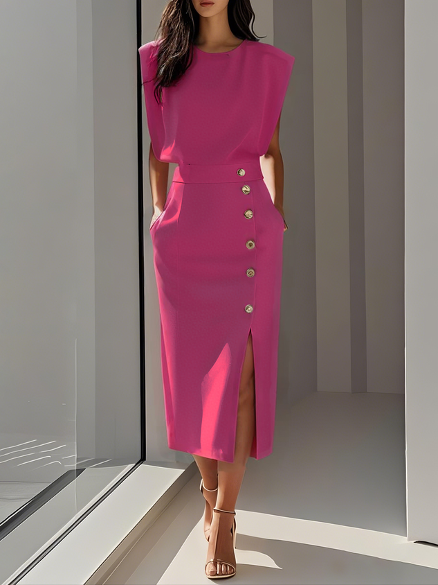Womens Summer Dress Lightweight Elegant Fit