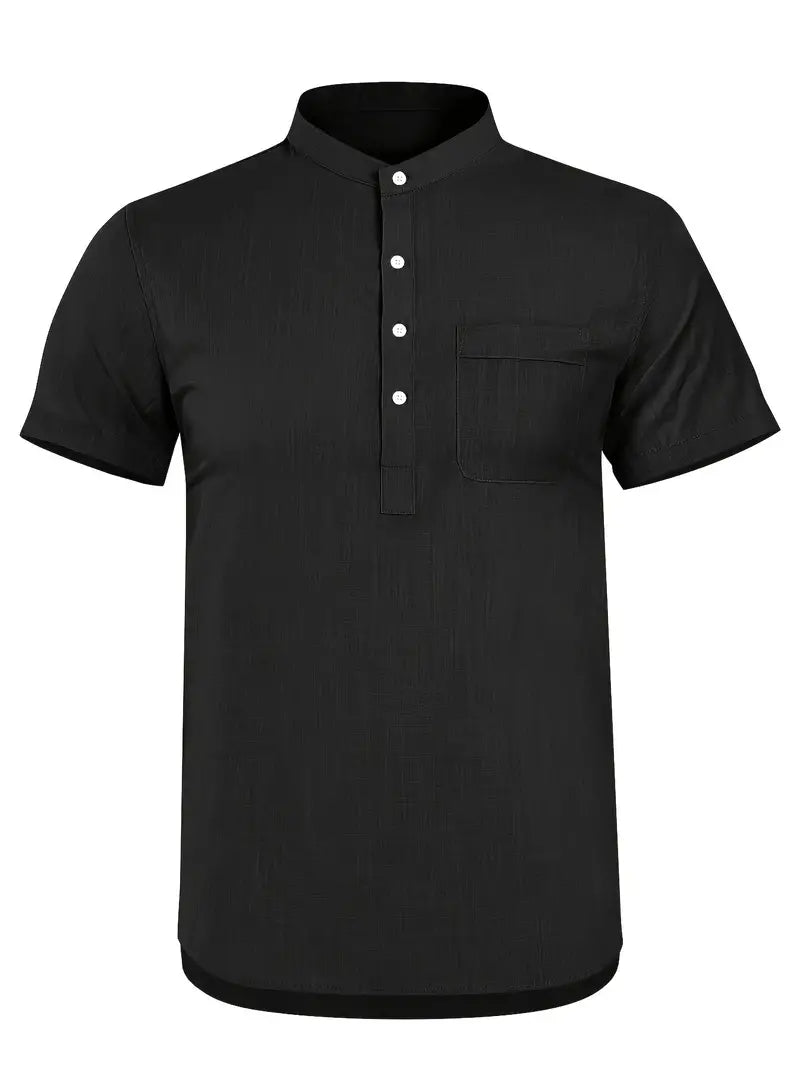 Mens Long-Sleeve Shirt Stylish Regular Fit