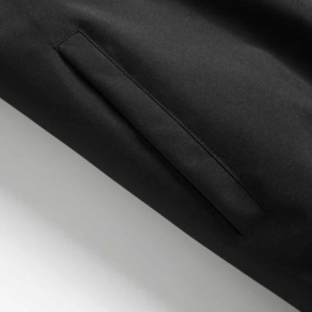 Mens Bomber Jacket with Hood Casual Warm Fit