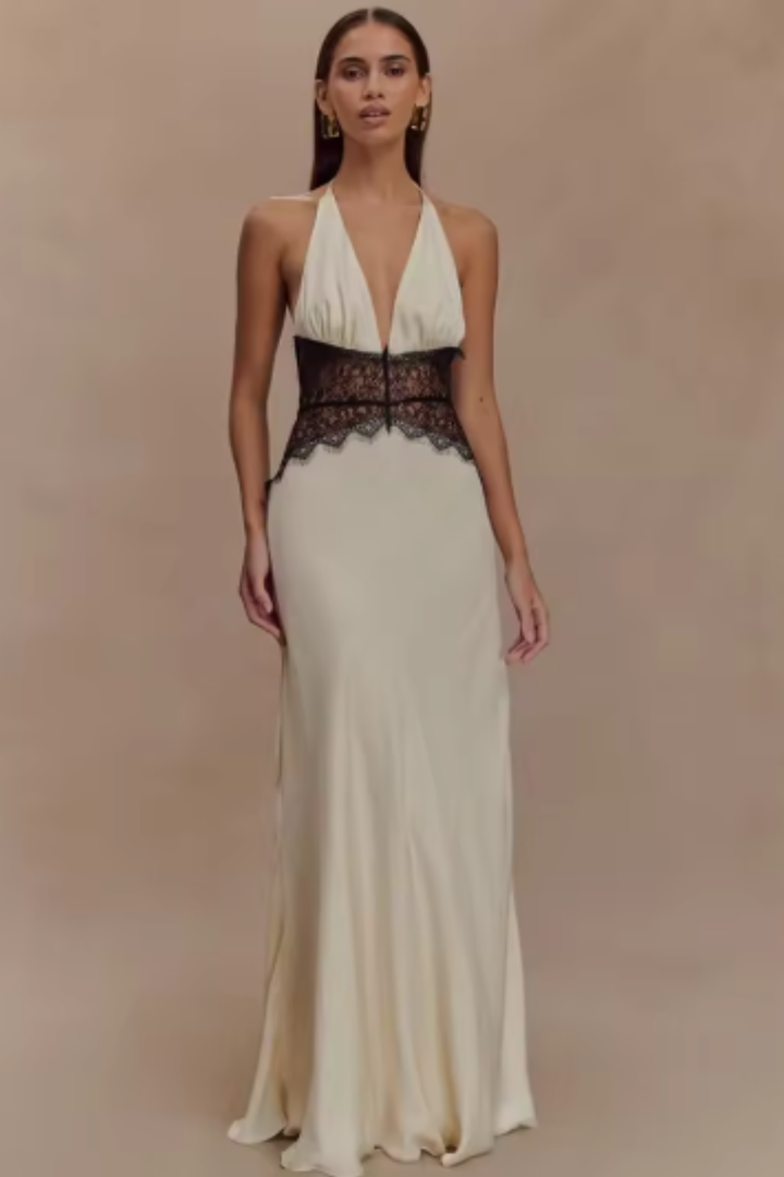 Womens Maxi Dress Elegant Fit