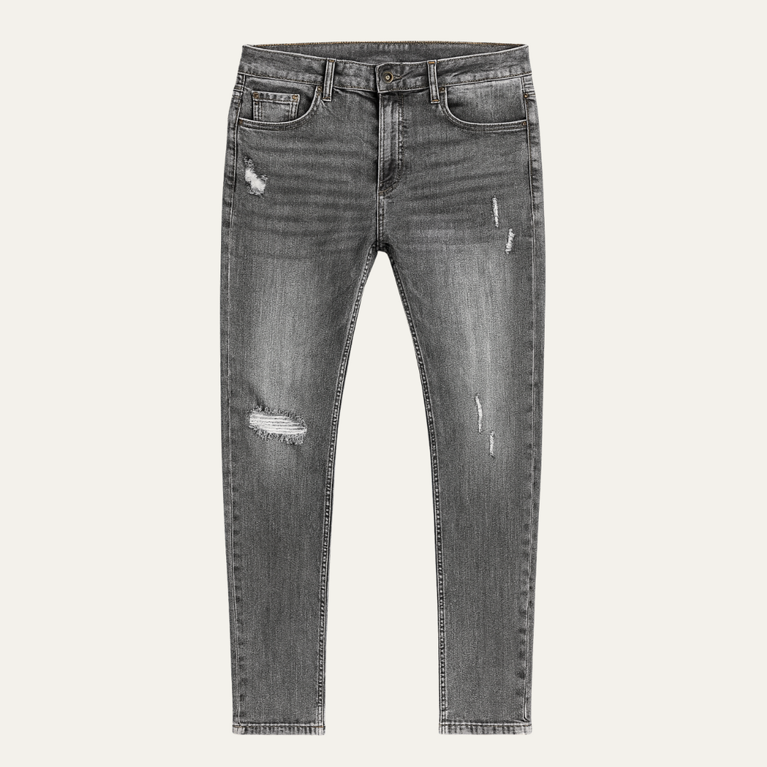 Mens Slim Fit Denim Jeans with Stretch - BritishMode