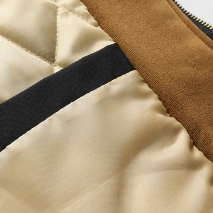Mens Bomber Jacket with Hood Casual Warm Fit