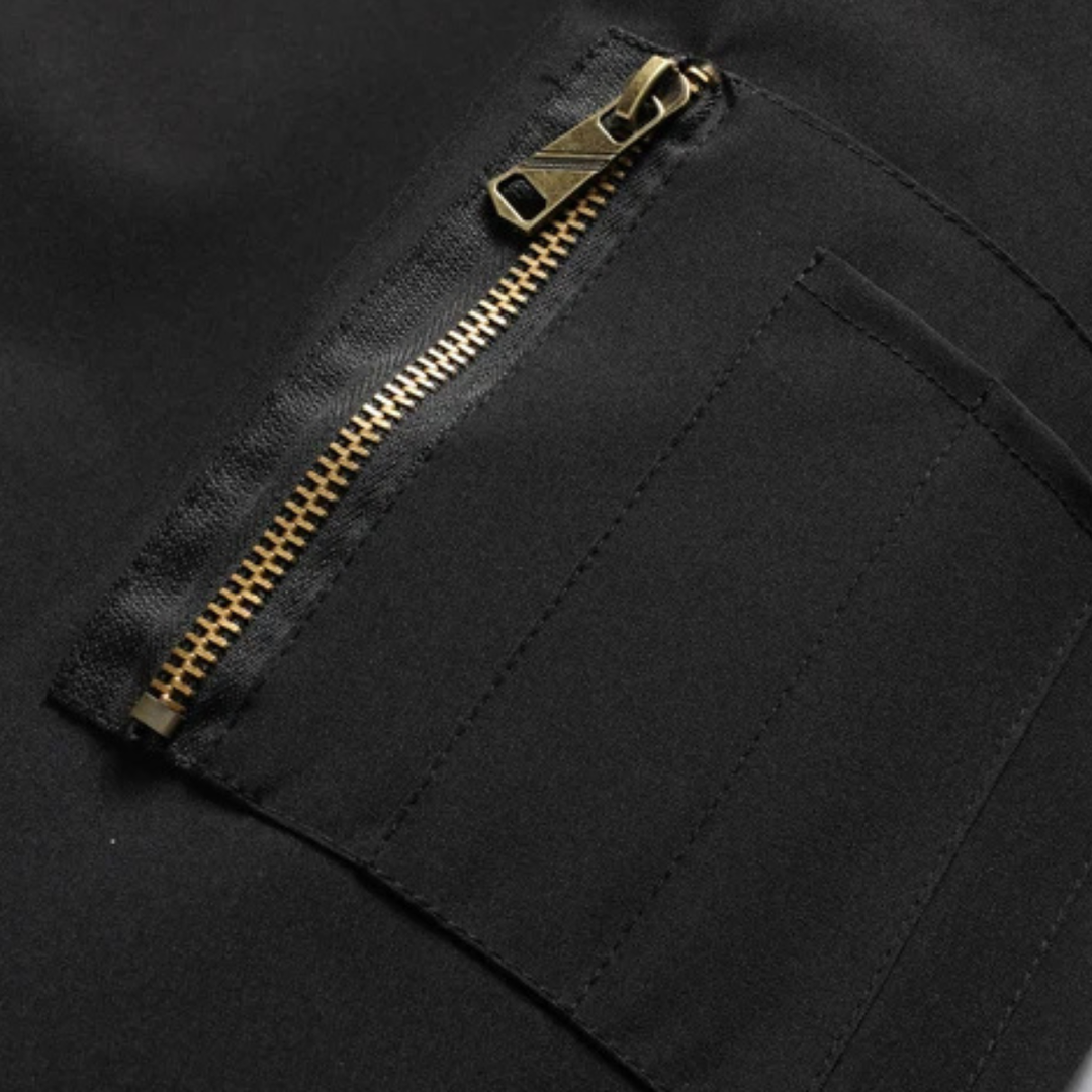 Mens Bomber Jacket with Hood Casual Warm Fit