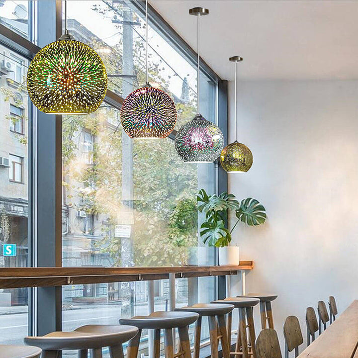 Glass Pendant Fixture Modern Design