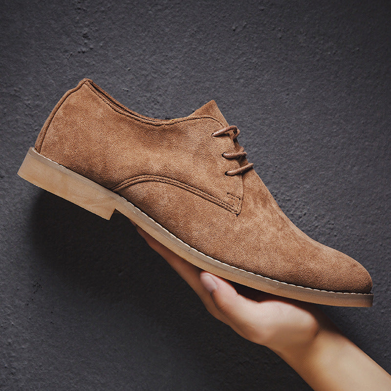 Mens Oxford Shoes Suede Classic Fit