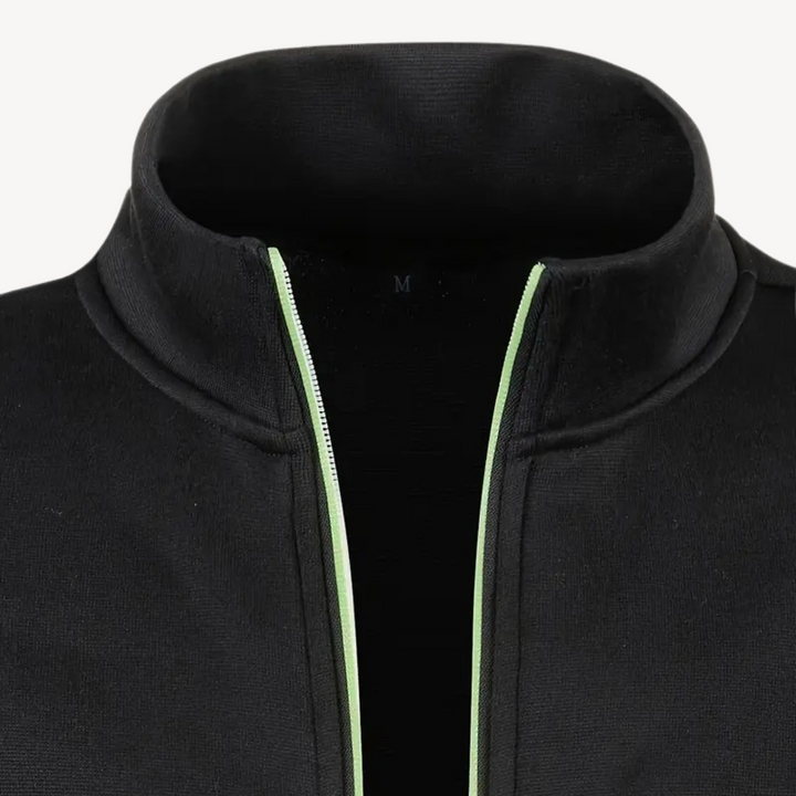 Mens Track Jacket with Zipper Front
