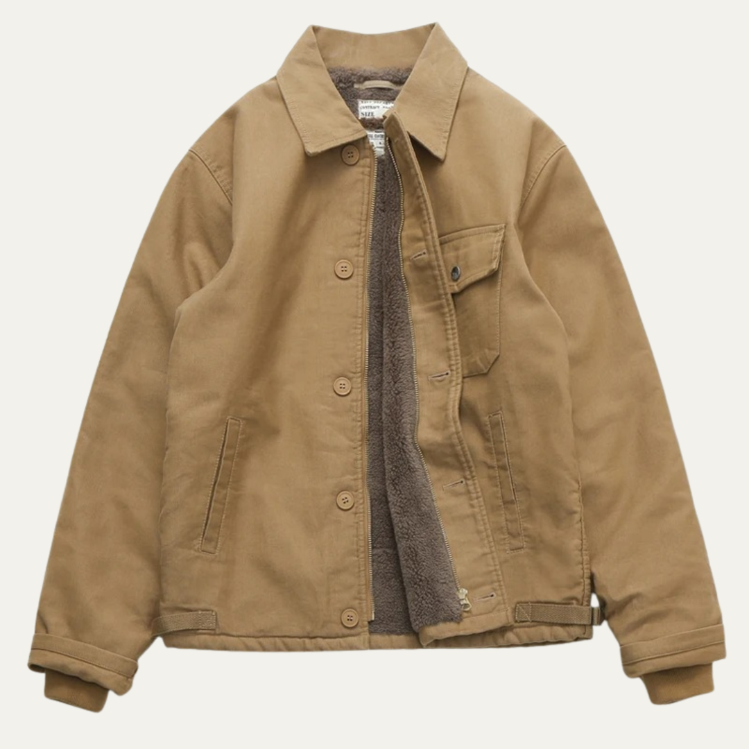 Mens Outdoor Jacket Vintage Workwear Style