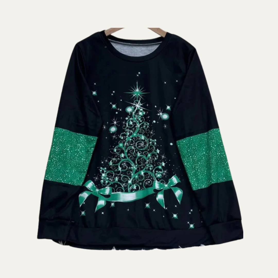 Womens Sweatshirt Cotton Crewneck Relaxed Fit