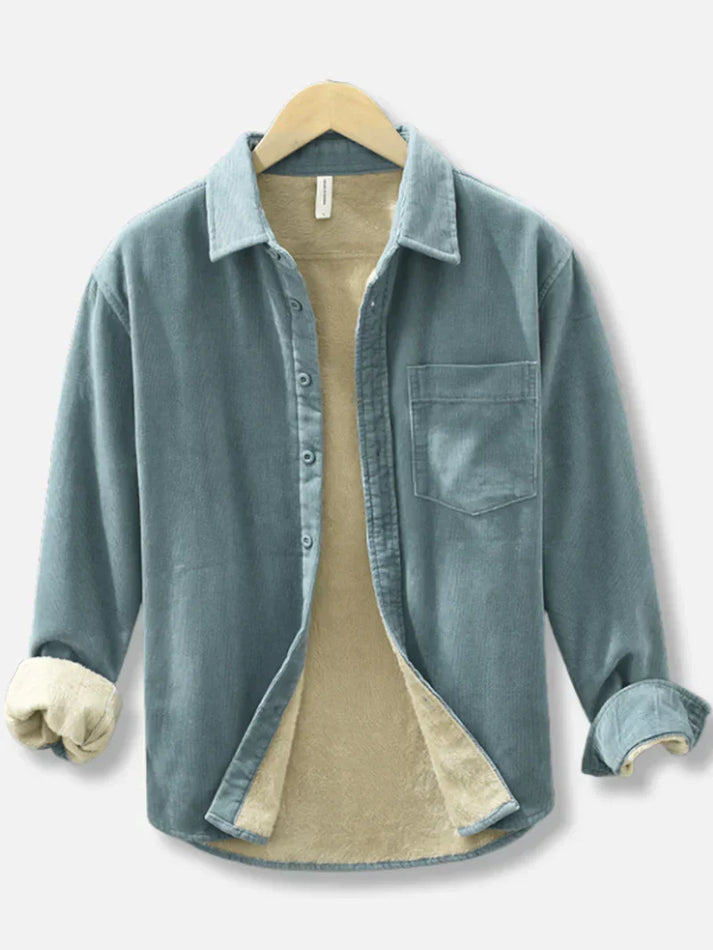 Mens Jacket with Fleece Lining Regular Fit