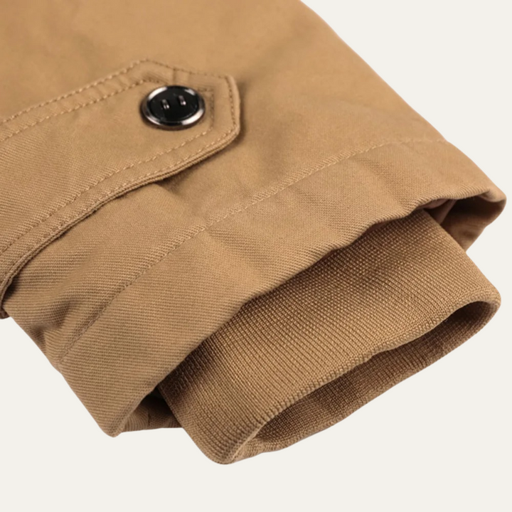 Mens Padded Cargo Jacket Winter Insulated Warm