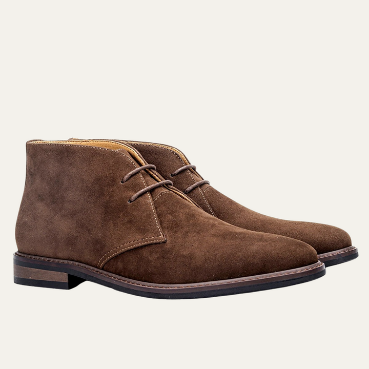 Mens Lace-Up Suede Boots Classic Style