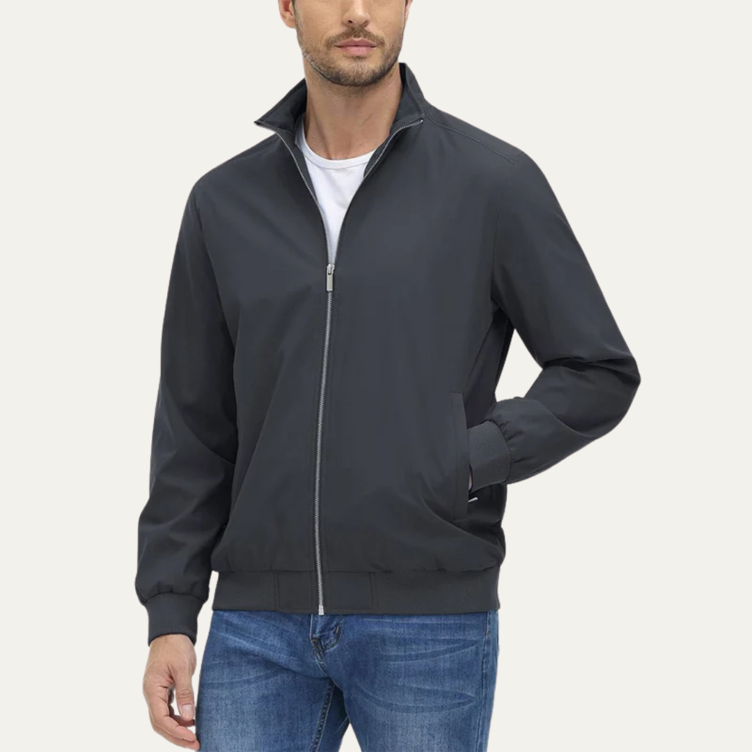 Mens Windbreaker Jacket Lightweight Full Zip