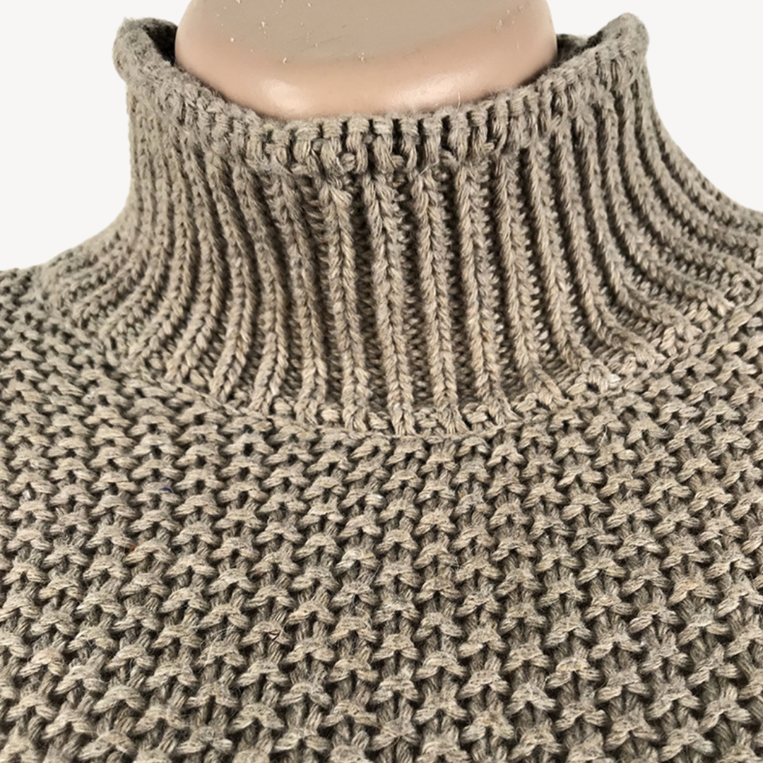 Womens Knit Pullover Sweater Relaxed Fit