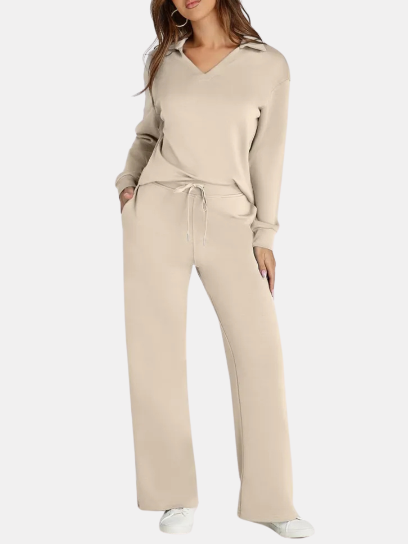 Womens Two-Piece Set Comfortable Relaxed Fit