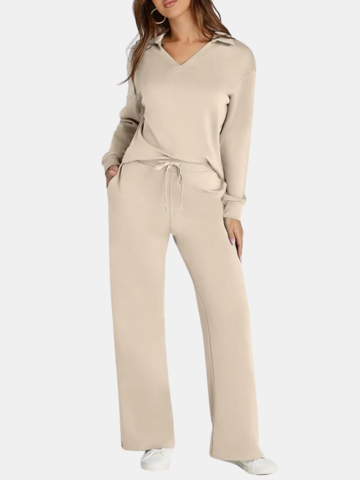 Womens Two-Piece Set Comfortable Relaxed Fit
