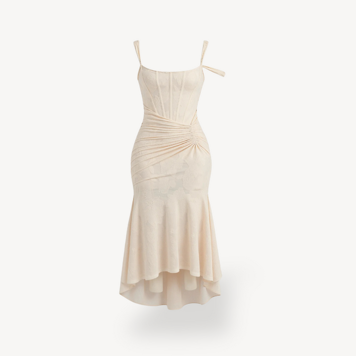 Womens Corset Bustier Dress Fishtail Maxi Style