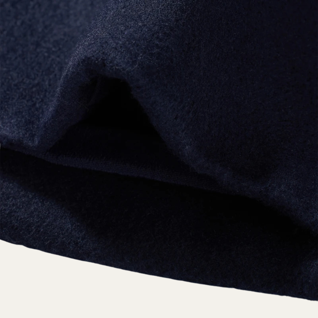 Mens Wool Duffle Coat Warm Winter Fit