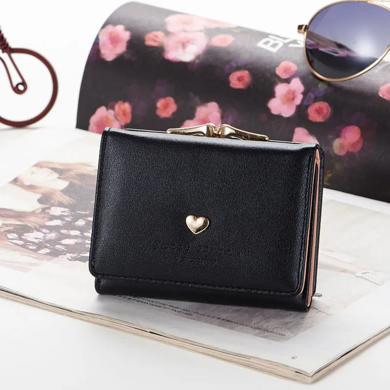 Womens Mini Organizer Wallet Compact Slim Design