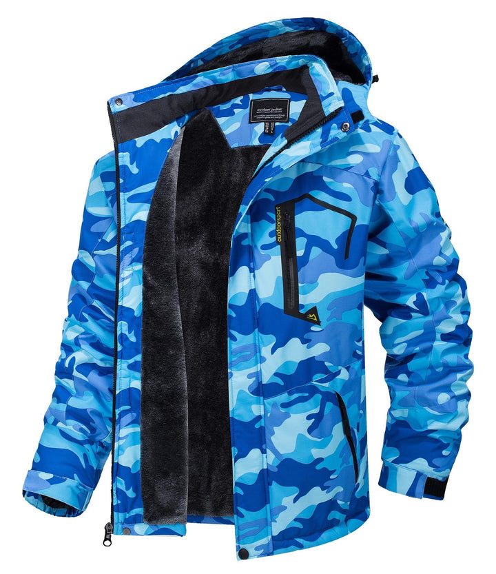 Mens Outdoor Jacket Waterproof Durable Fit