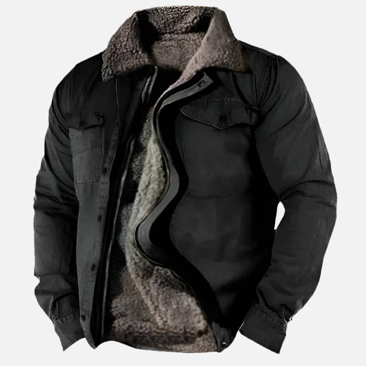 Unisex Winter Jacket Fleece-Lined Cozy Fit - BritishMode