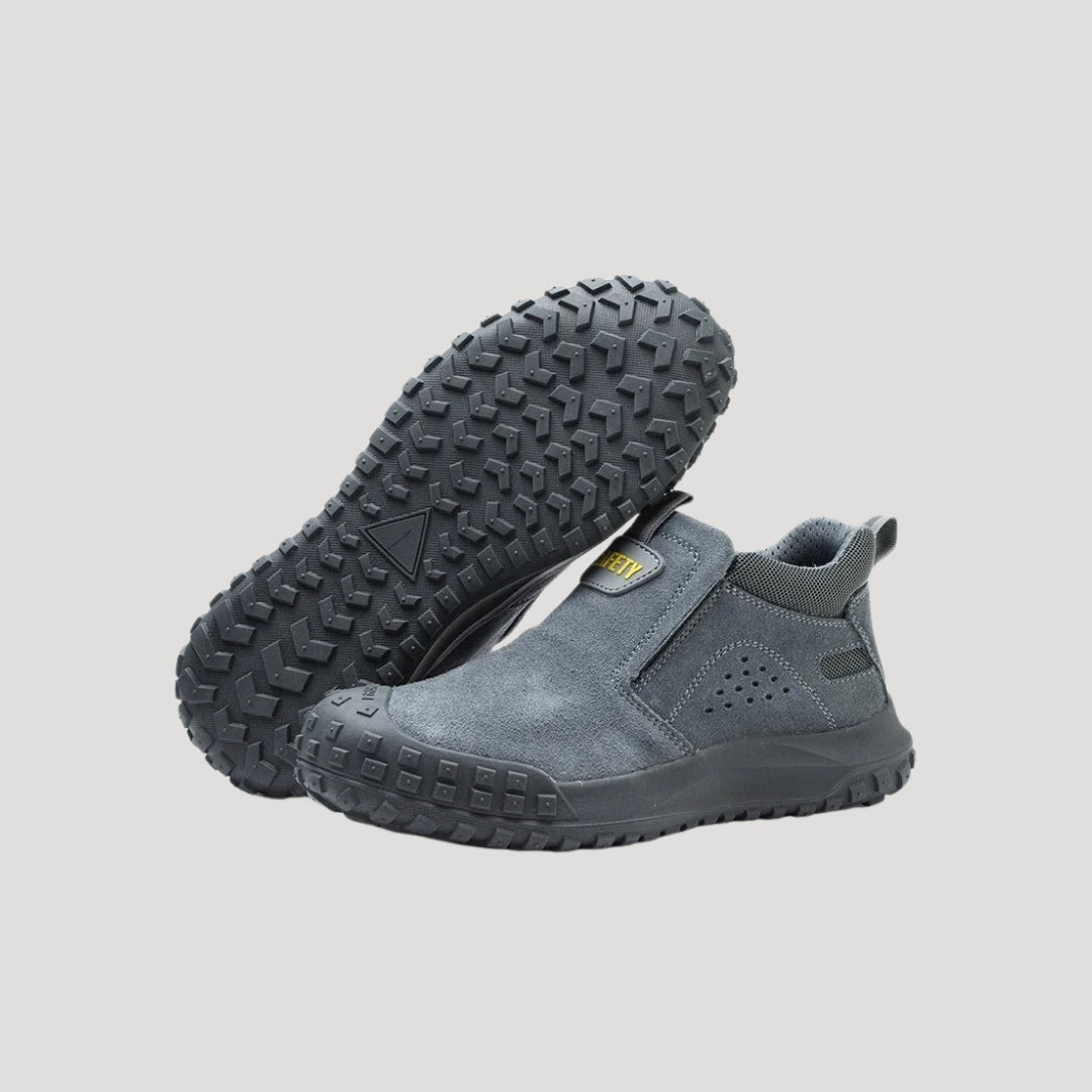Mens Work Boots Waterproof Rugged Grip Sole Cushioned - BritishMode