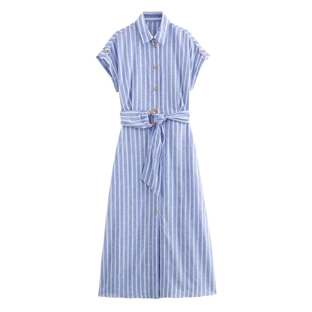 Womens Blouse Dress Lightweight Relaxed Fit - BritishMode