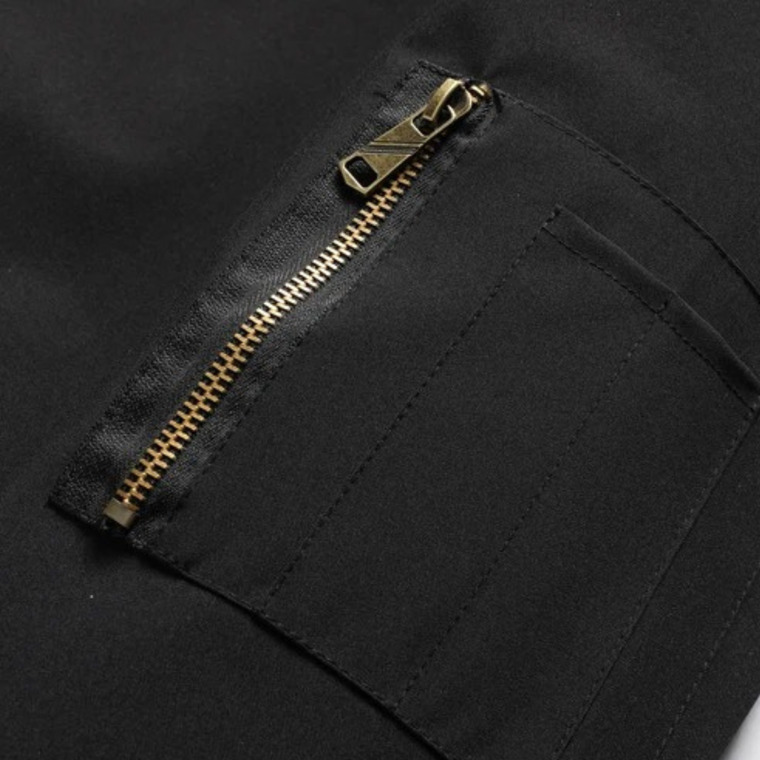 Mens Bomber Jacket Fleece Lined Hooded Warm Fit