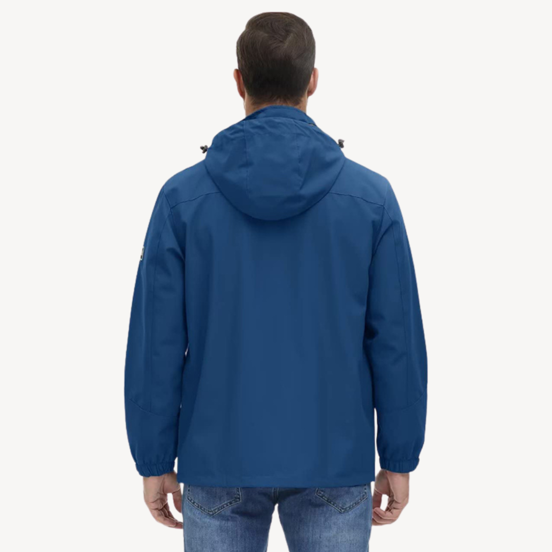 Mens Jacket Water-Resistant Lightweight Fit