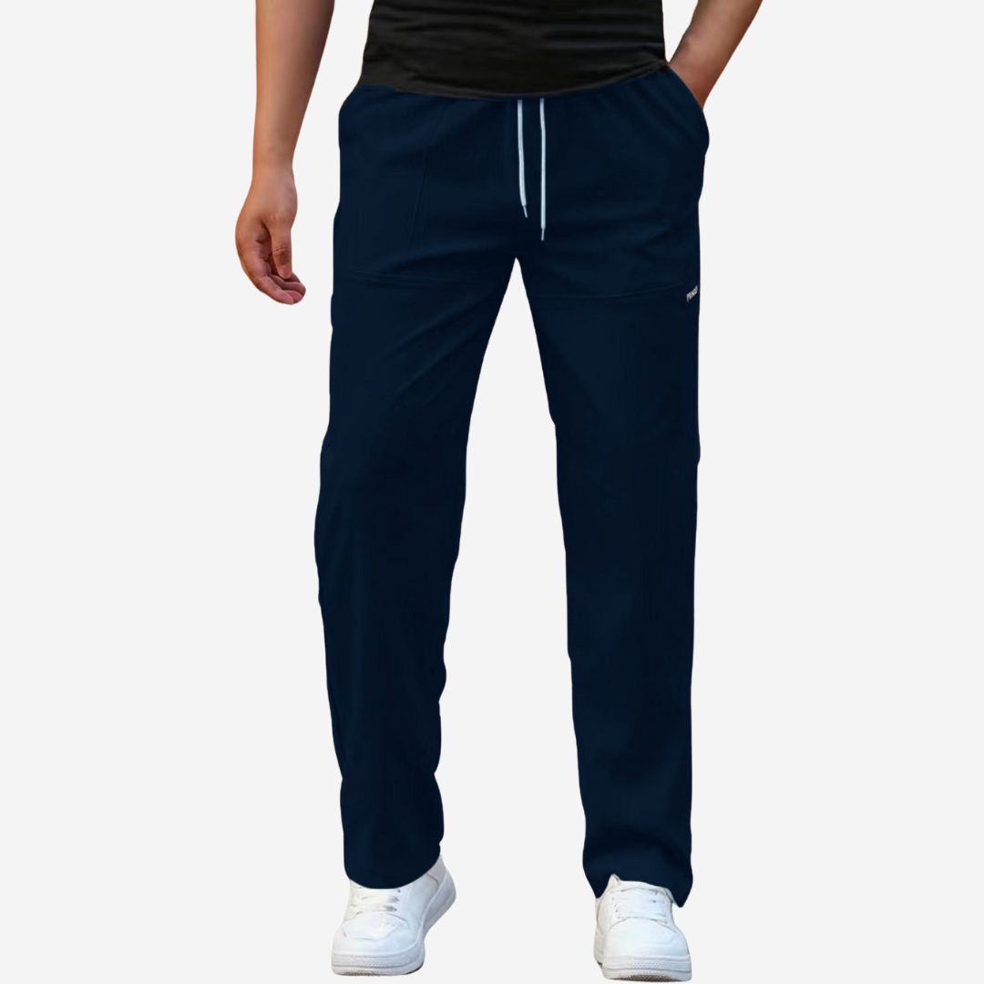 Mens Athletic Trousers Drawstring Loose Fit