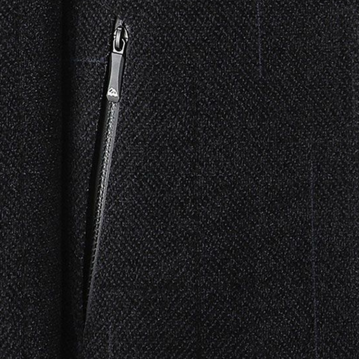 Mens Wool Blend Jacket Fur Lined Warm Outerwear