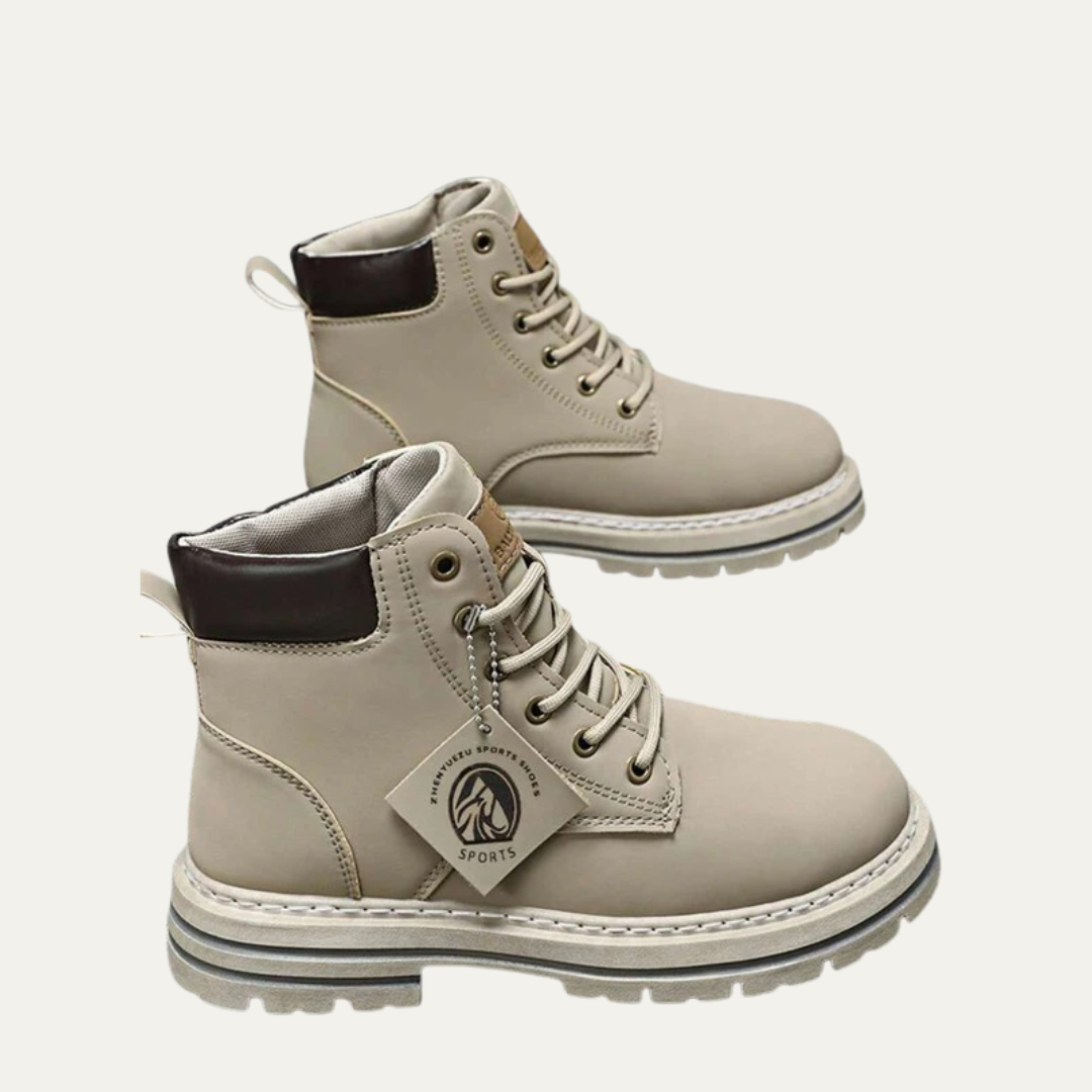 Mens Chelsea Work Boots Rugged Lug Sole