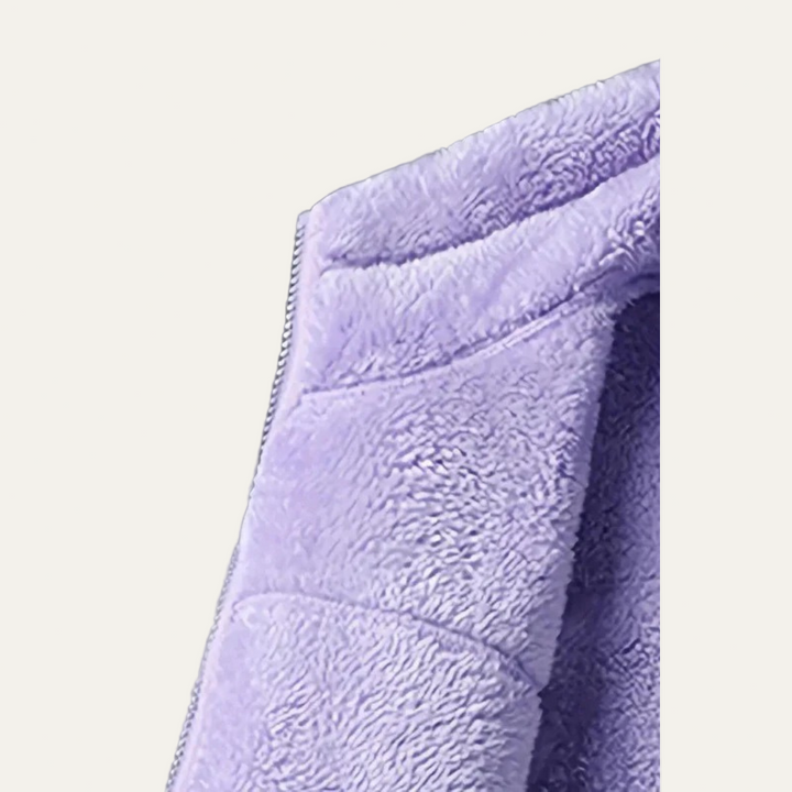 Womens Fleece Jacket Soft Zip Front
