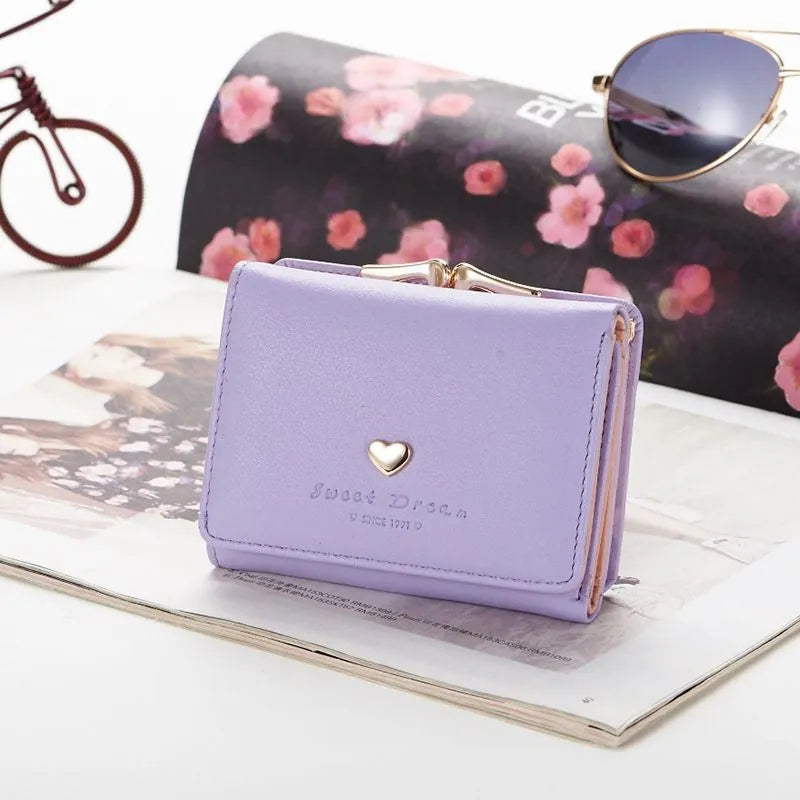 Womens Mini Organizer Wallet Compact Slim Design