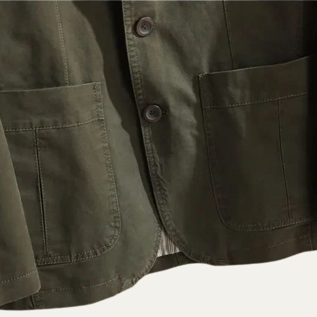 Mens Casual Lightweight Blazer Slim Fit Three Button