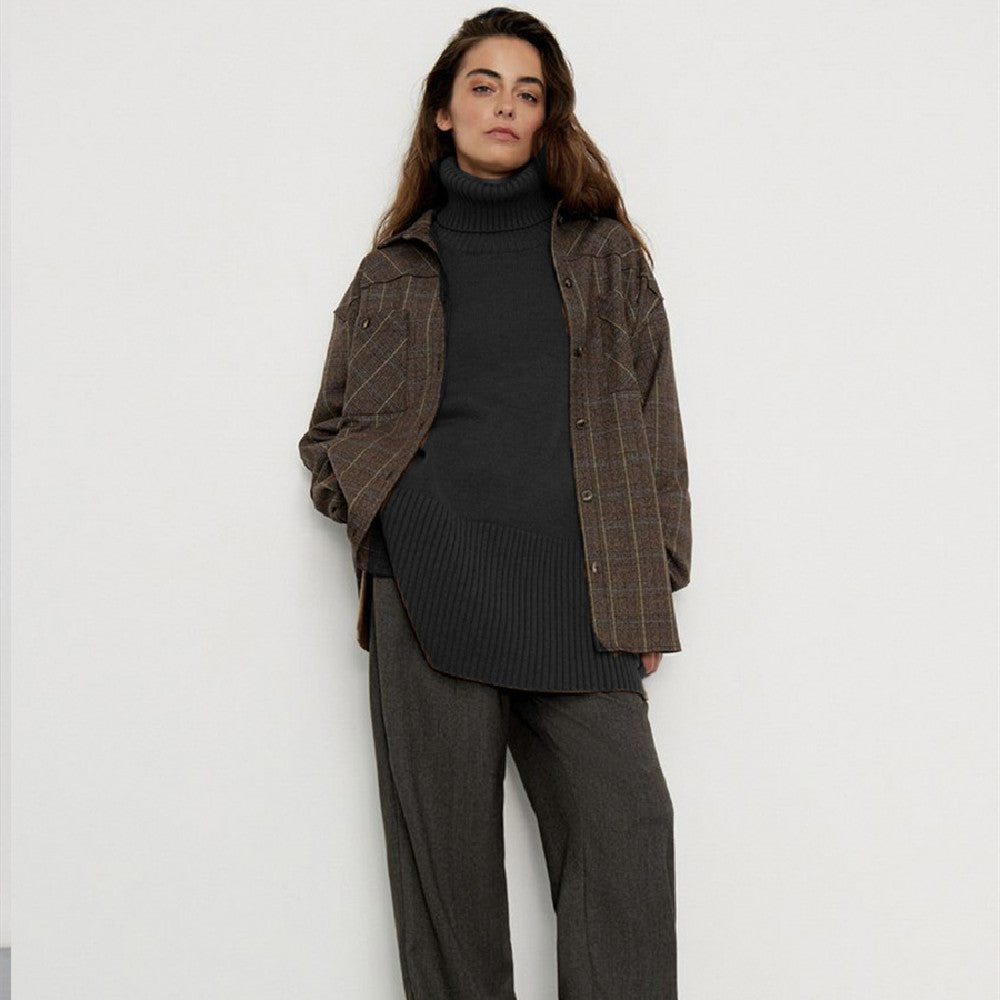 Womens Cashmere Knit Sweater Soft Fit