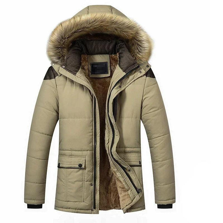 Unisex Padded Parka Jacket Warm Insulated Fit - BritishMode