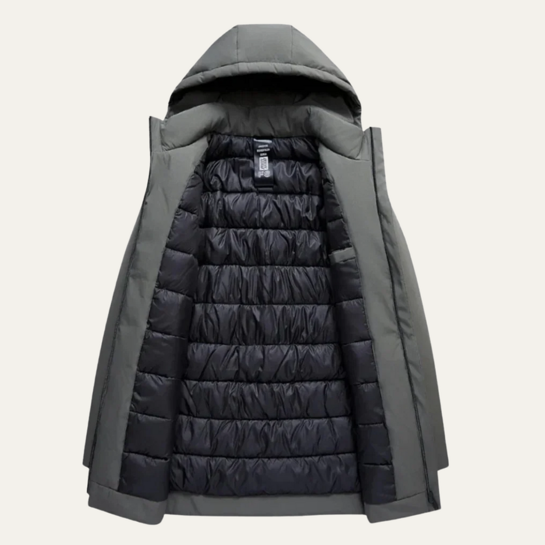 Mens Waterproof Winter Parka Coat with Hood