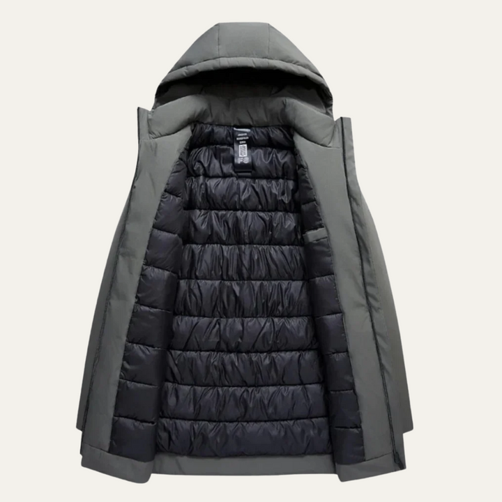 Mens Waterproof Winter Parka Coat with Hood